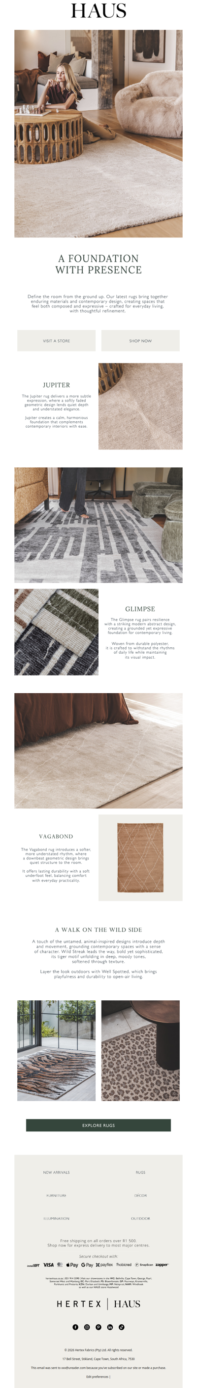 NEW IN: Expressive rugs