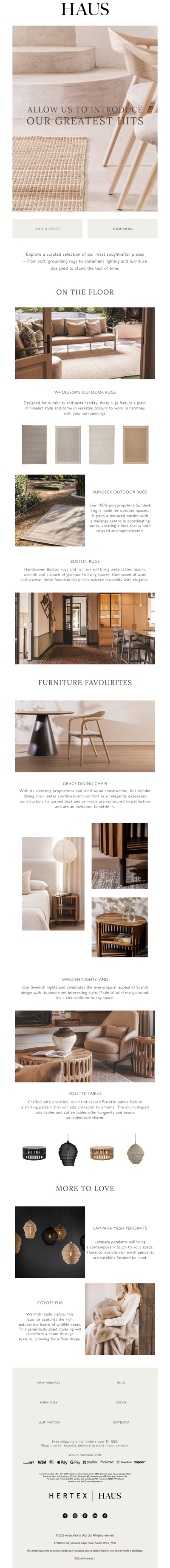 Introducing our greatest hits...