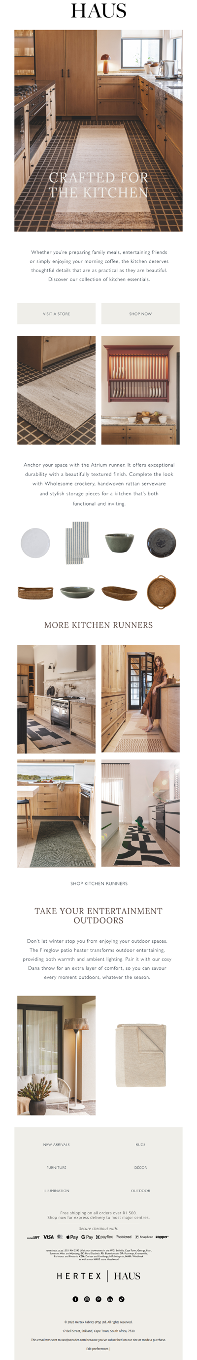 Crafted for the kitchen