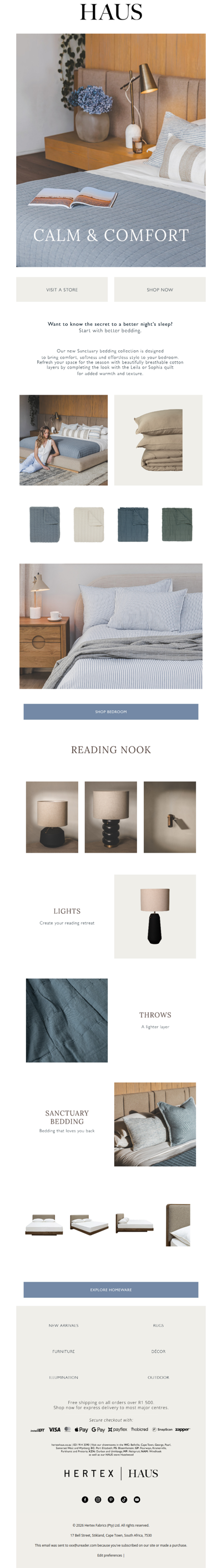 Your new bedroom awaits