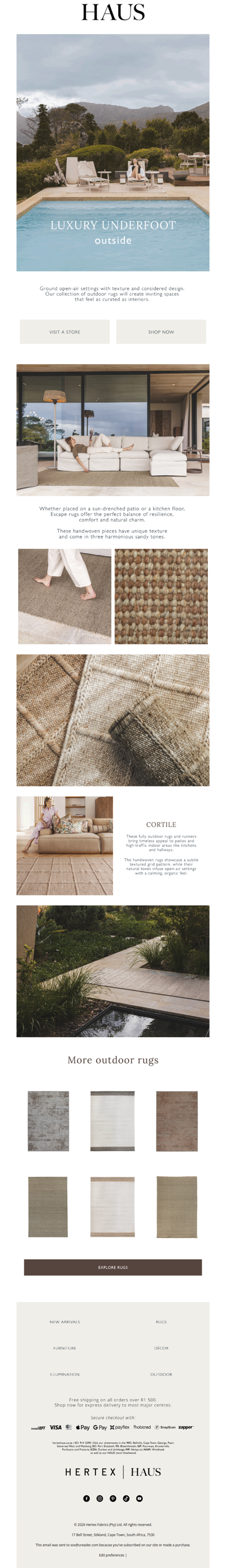 NEW IN: Outdoor rugs