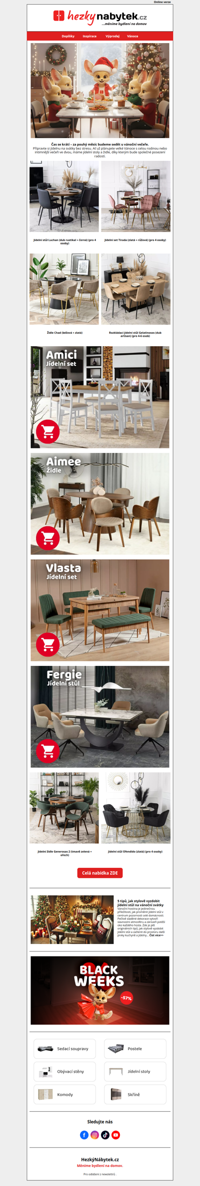 🎄 Jeden měsíc do Vánoc – prostřete stůl pro všechny, které máte rádi