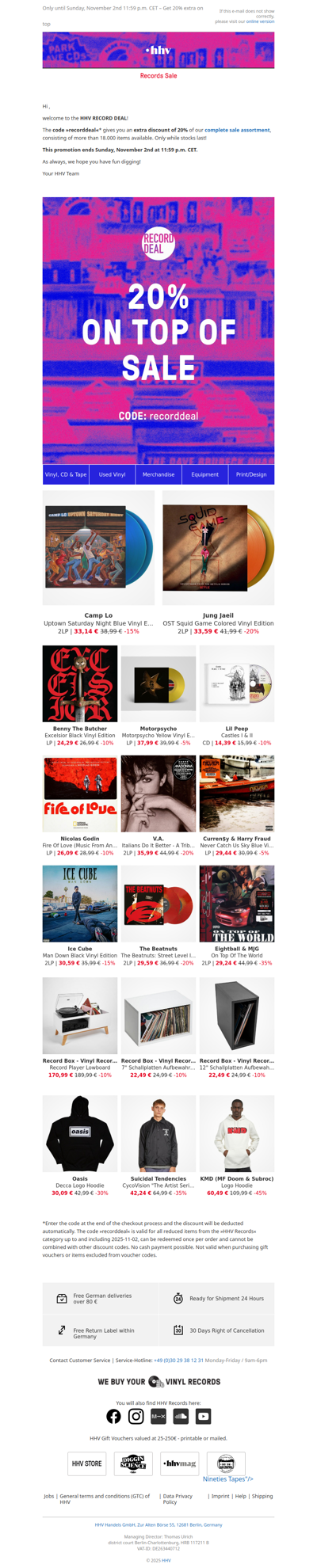 Save up to 70% now with an extra 20% discount! Only until November 2nd!