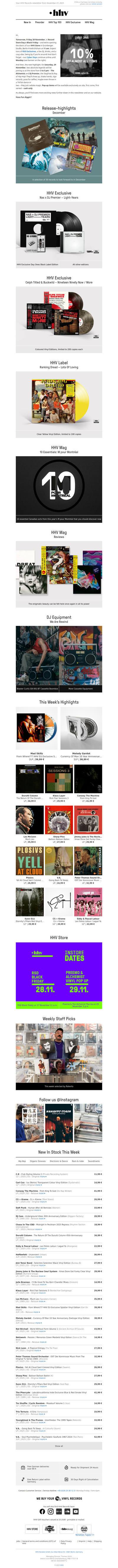 The Alchemist & DJ Premier, RSD x Black Friday, Release-highlights