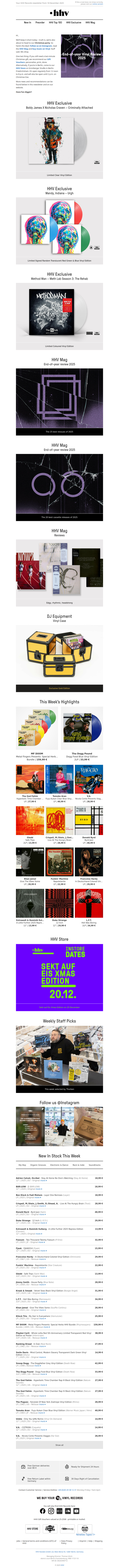 Gift Vouchers, Boldy James x Nicholas Craven, Method Man