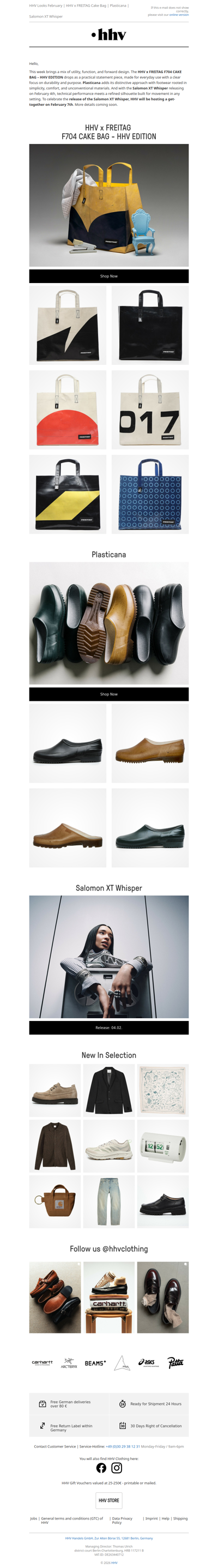 HHV x FREITAG Cake Bag | Plasticana | Salomon XT Whisper