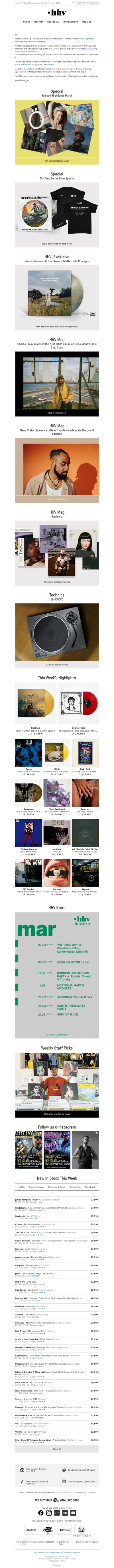 Release Highlights, Wu-Tang, Avalon Emerson & The Charm