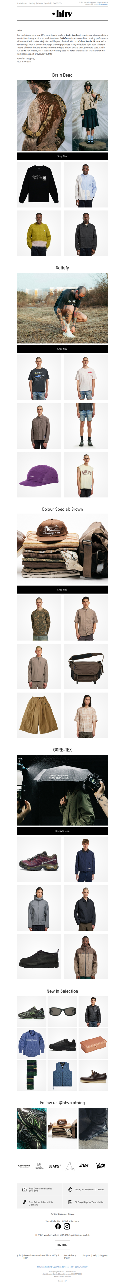 Brain Dead | Satisfy | Colour Special | GORE-TEX