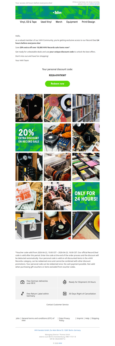 Record Deal: Exclusive Pre-Access. Be among the first!