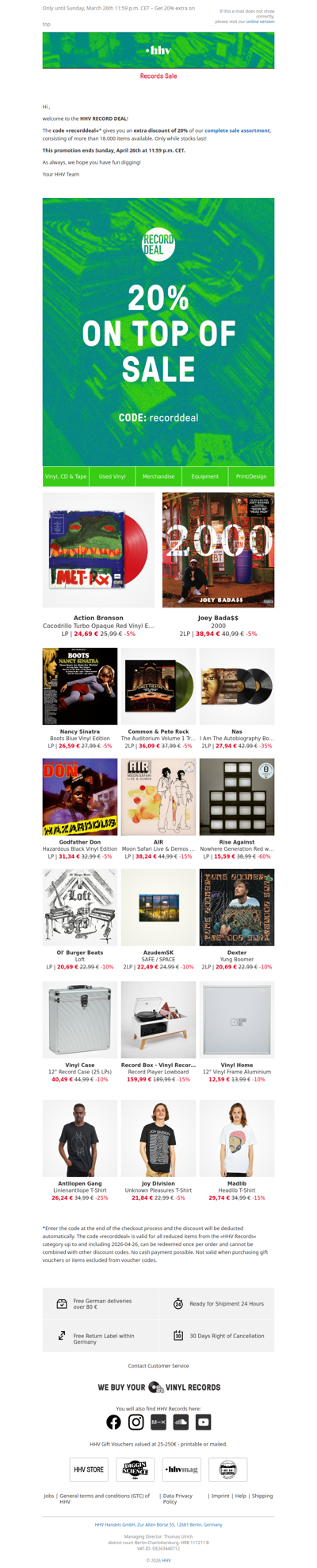 Save up to 70% now with an extra 20% discount! Only until April 26th!