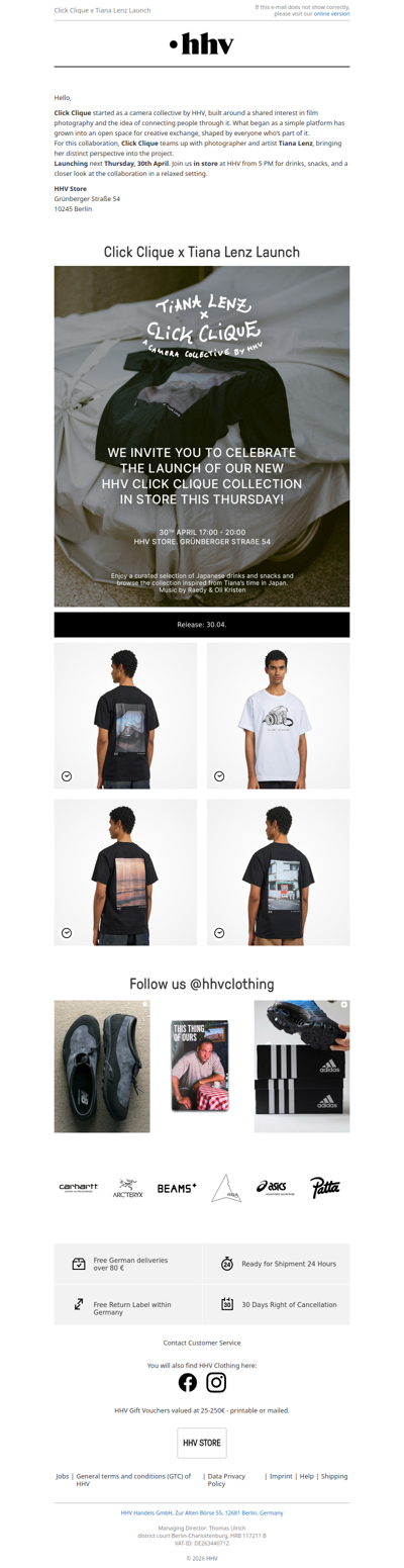 Click Clique x Tiana Lenz Launch