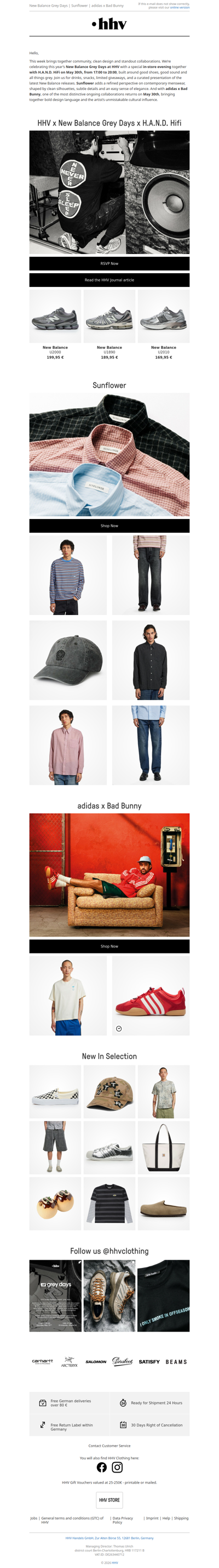 New Balance Grey Days | Sunflower | adidas x Bad Bunny