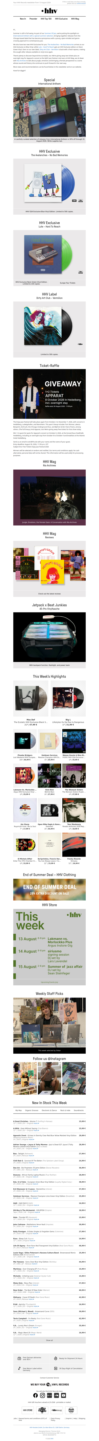 International Anthems | The Avalanches | Lute | NJOY Jazz Festival Raffle