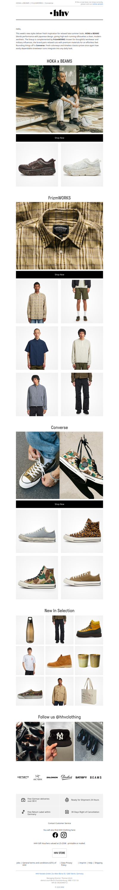 HOKA x BEAMS | FrizmWORKS | Converse