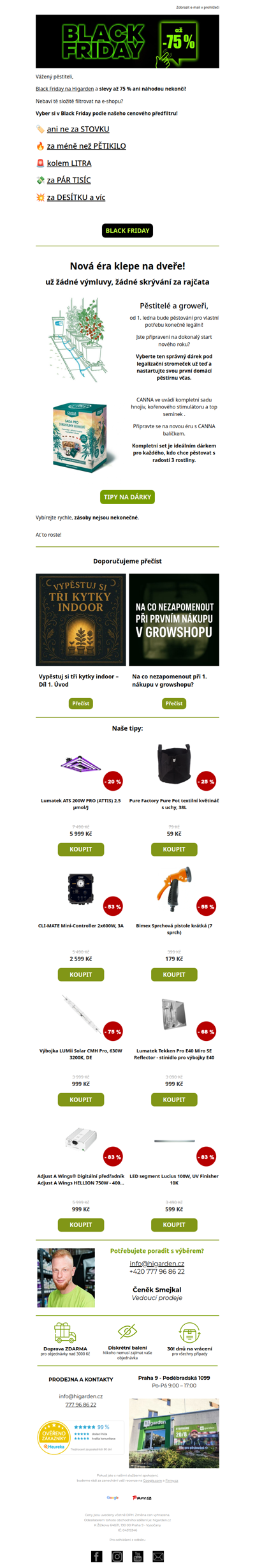 Black Friday ještě nekončí 🍃