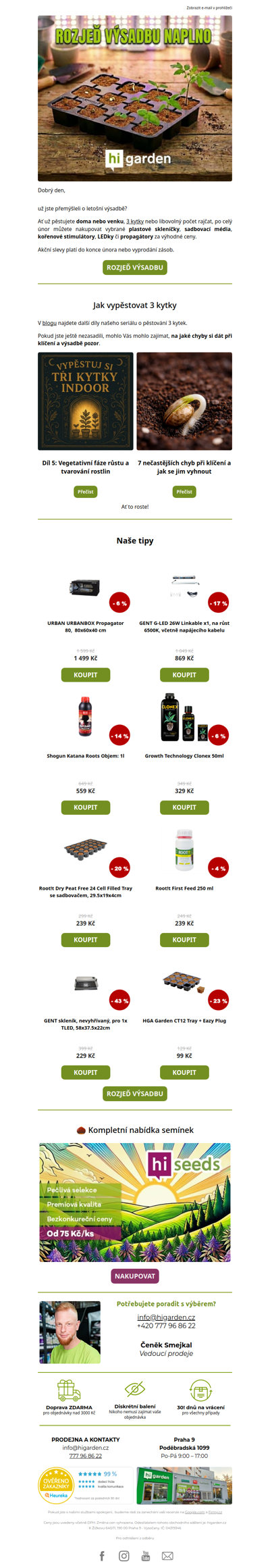 Rozjeď výsadbu naplno 🌱