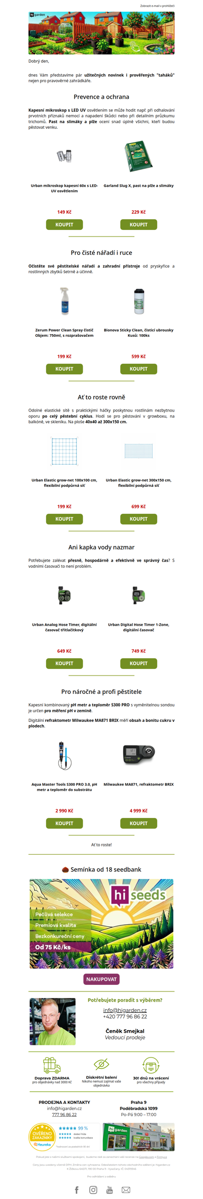 8 tipů nejen na zahradu