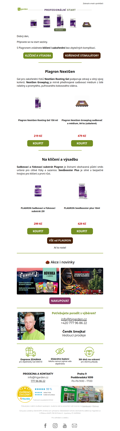 Plagron startuje sezónu 🌱