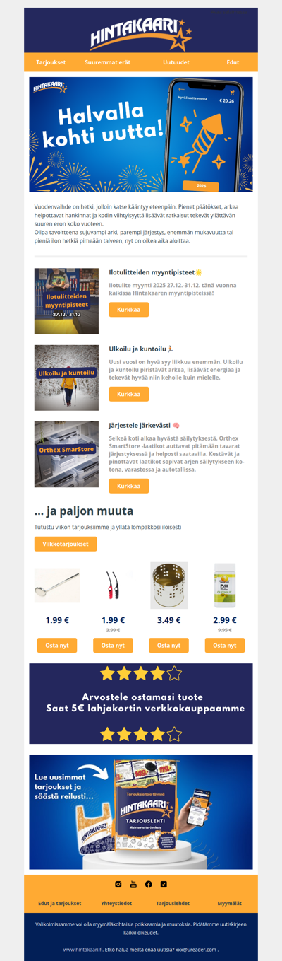 Uusi vuosi, uudet ideat