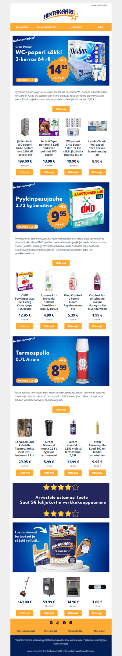 Jokainen tarvitsee näitä