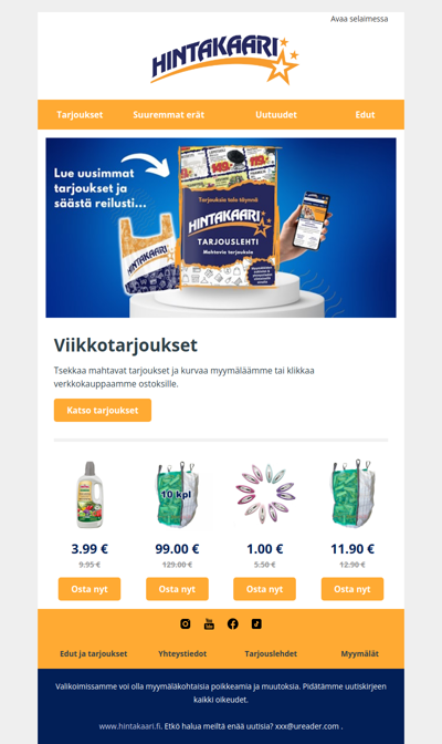 Viikon tarjouskirje