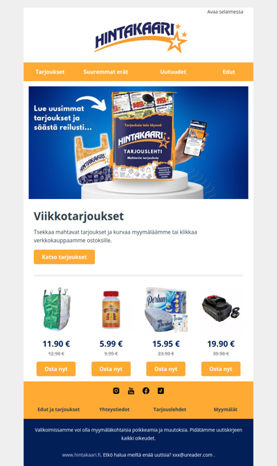 Viikon tarjouskirje