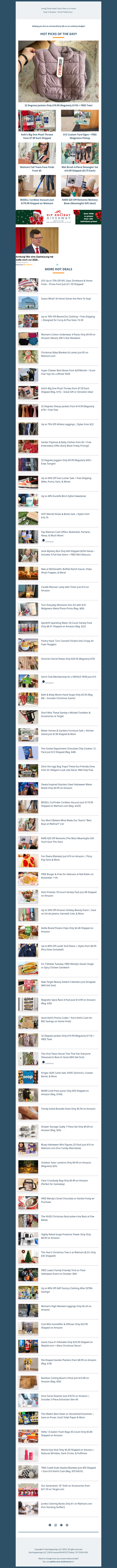 $20 Puffer Jackets | $7.99 The Big One Throws | $5 Fall Walmart Finds | $50 Off Bissell Cordless Vacuum | $12 Custom Yard Signs