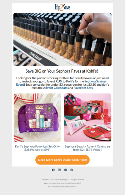 Stocking Stuffers from Sephora Starting at Just $3! 🎁