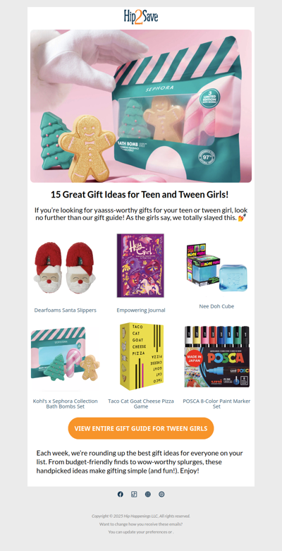 We Found 6... or 7 Tween Gift Ideas (Okay Fine, 15)