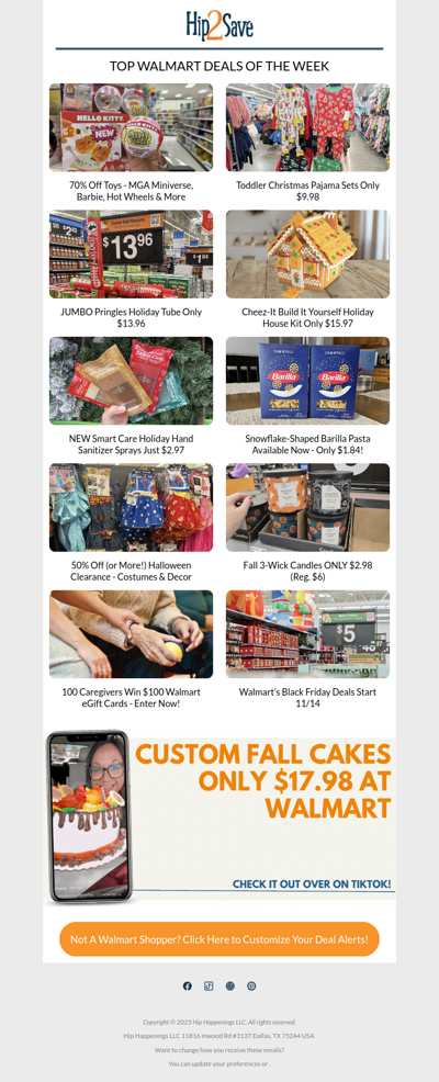 🎄Under $3 Candles, $2 Barilla Snowflake Pasta, $10 Toddler Pajama Sets  - Walmart Holiday Steals Inside!