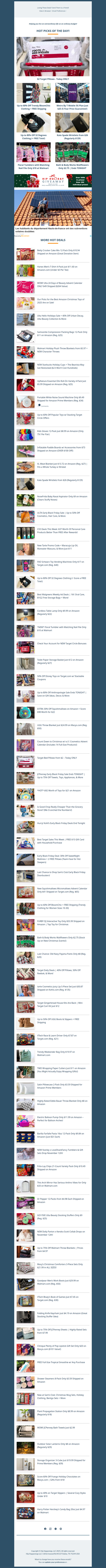 $2 Target Pillows | 60% Off Trendy Women's Clothing | HOT T-Mobile Offer | 80% Off 32 Degrees Clothing | $26 Kate Spade Wristlet | $10 Floral Tumbler