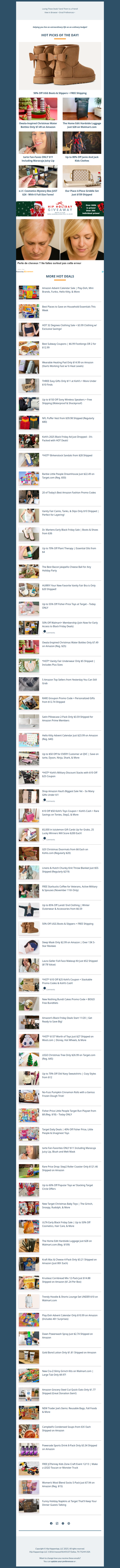 50% Off UGG Boots | $11 tarte Fan-Faves | 80% Off Janie and Jack | $24 elf Cosmetics Box | $30 Off Our Place Griddle Set