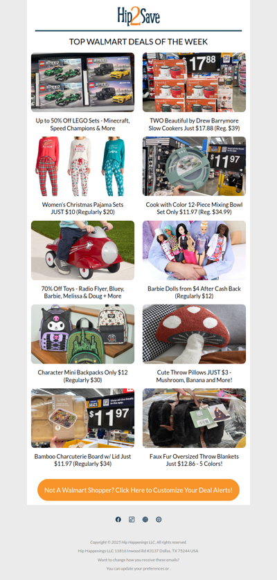 Top Walmart Deals: 70% Off Toys, $3 Pillows, $12 Backpacks!