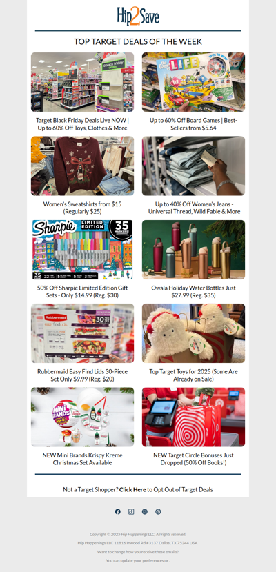 Target Black Friday Is ON! 60% Off Board Games + Sharpie Gifts Selling Out!