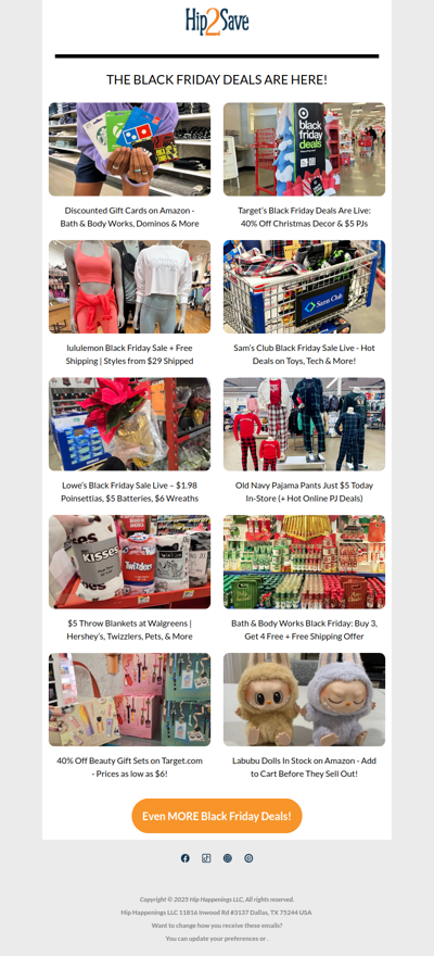 Black Friday Steals: $5 Pajamas, $5 Batteries & $5 Throws