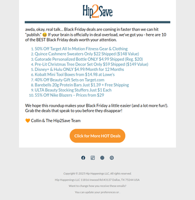 10 Black Friday Deals Worth Your Click - Starting at Just $1!
