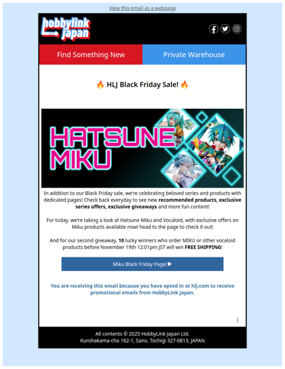 NEW Black Friday DEALS: Hatsune Miku & More!