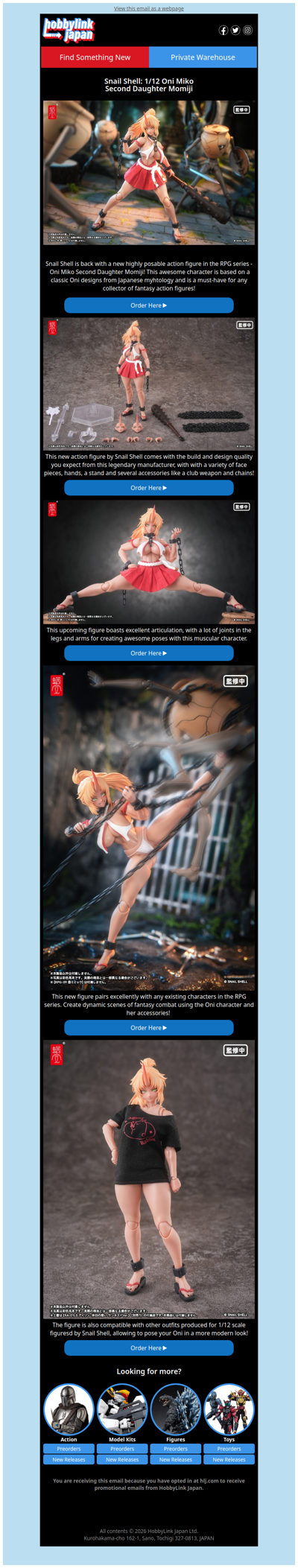 NEW From Snail Shell: 1/12 Oni Action Figure! 👹