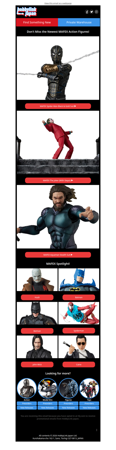 📣 Check out the brand-new MAFEX!