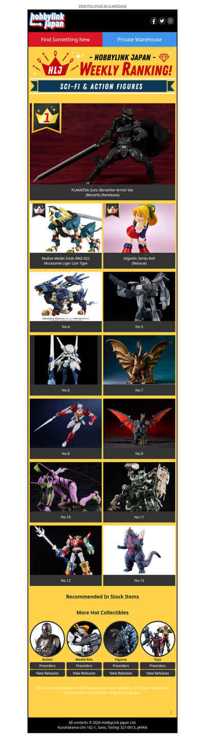 [NEW] You can't miss this week's top pics: MODEROID, Zoids & more! 💥