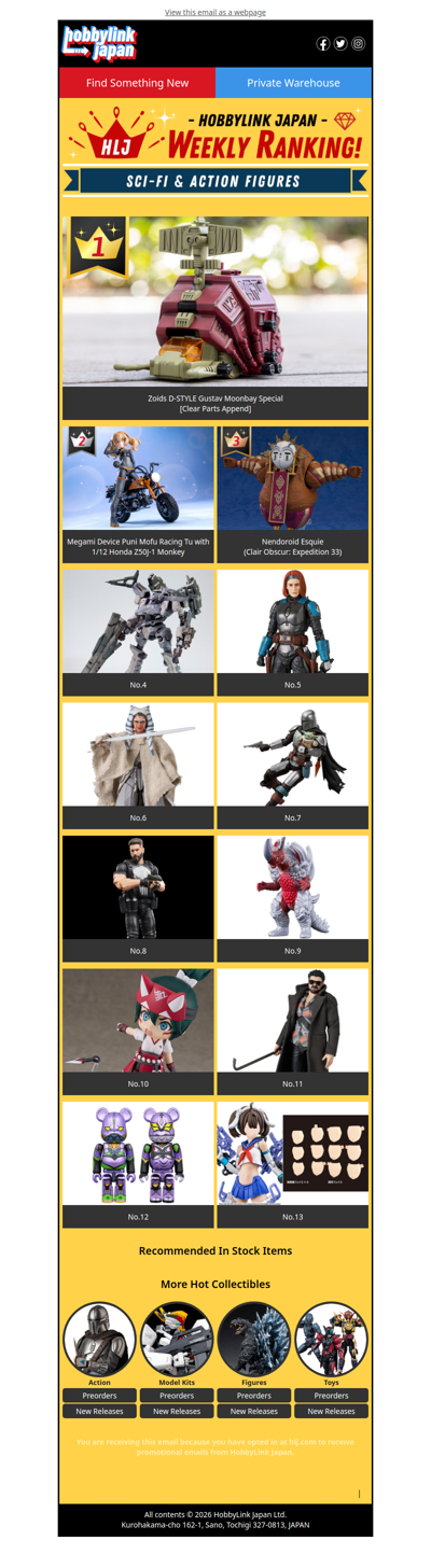 [NEW] You can't miss this week's top pics: ZOIDS, Megami Device & more! 💥