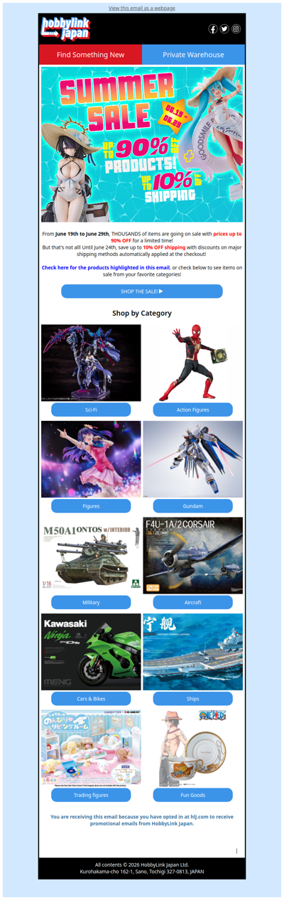 HobbyLink's Summer Sale is Here!
