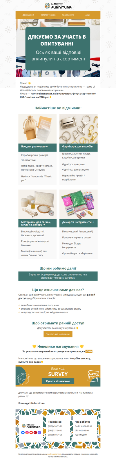 Результати опитування майстрів: що в пріоритеті 💛