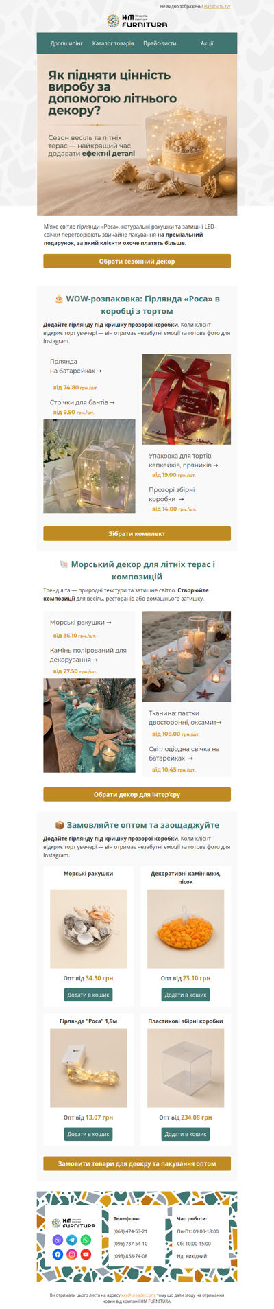 Літній декор, який робить ваш виріб дорожчим 🌟
