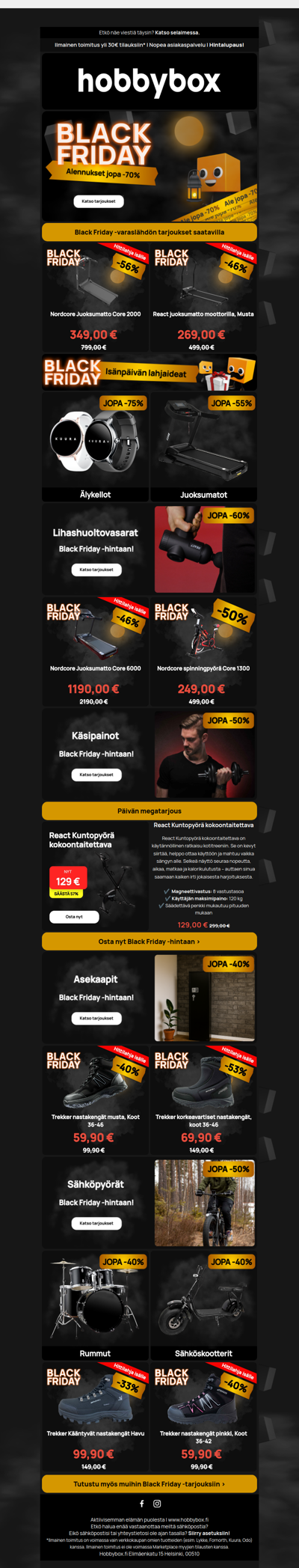 🖤 Black Friday -varaslähdön tarjoukset saatavilla