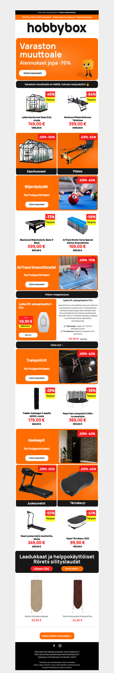 🔥 VARASTON MUUTTOALE ALKANUT – JOPA -70 %