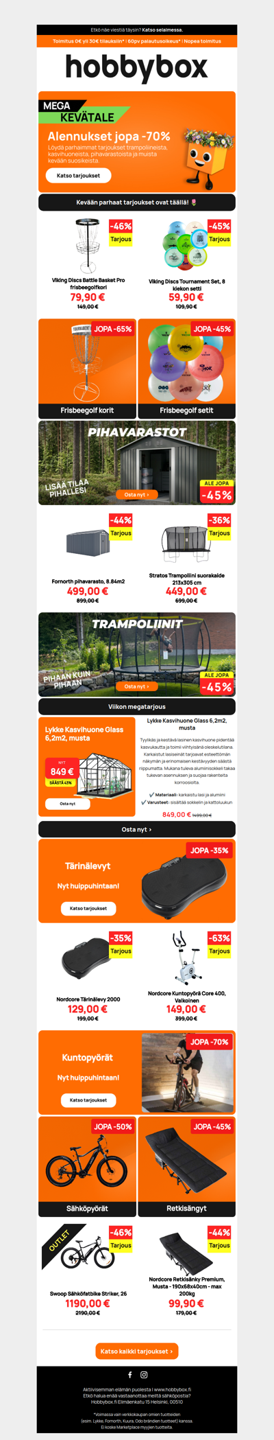 👀 Katso alkuviikon hurjat tarjoukset!