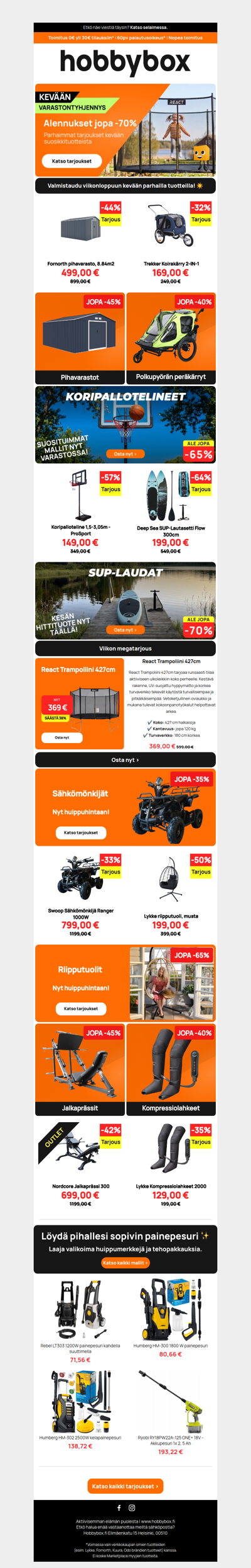 Helatorstain parhaat löydöt: alennukset jopa -70 % 🤩