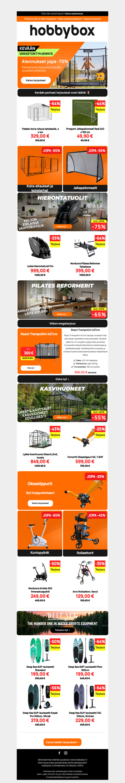 Kohti unelmien kesää – katso sunnuntain parhaat tärpit! 🌷