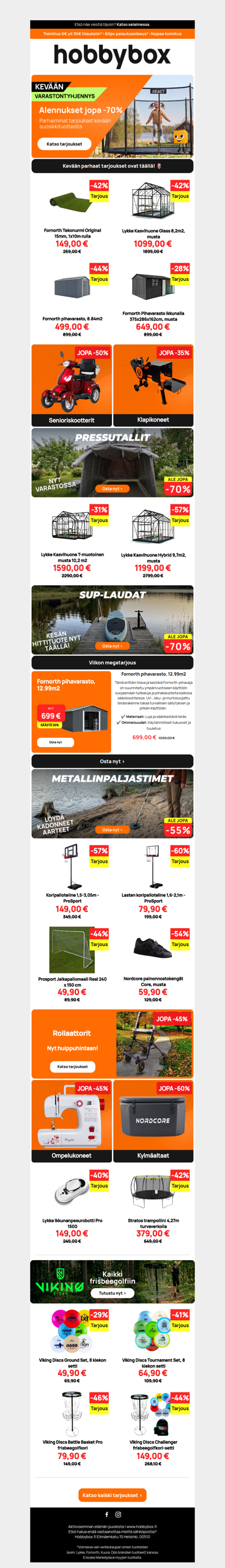 Varastontyhjennys kiihtyy: loppukevään löydöt jopa -70 % 🤩